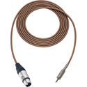 Photo of Sescom MSC100XJMZBN Audio Cable Mogami Neglex Quad 3-Pin XLR Female to 3.5mm TRS Balanced Male Brown - 100 Foot