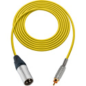 Photo of Sescom MSC100XRYW Audio Cable Mogami Neglex Quad 3-Pin XLR Male to RCA Male Yellow - 100 Foot
