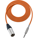 Photo of Sescom MSC100XSZOE Audio Cable Mogami Neglex Quad 3-Pin XLR Male to 1/4 TRS Balanced Male Orange - 100 Foot