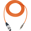 Photo of Sescom Audio Cable Mogami Neglex Quad 3-Pin XLR Female to 3.5mm TRS Balanced Male Orange - 10 Foot