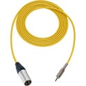 Photo of Sescom MSC10XMYW Audio Cable Mogami Neglex Quad 3-Pin XLR Male to 3.5mm TS Mono Male Yellow - 10 Foot