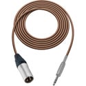 Photo of Sescom MSC15XSZBN Audio Cable Mogami Neglex Quad 3-Pin XLR Male to 1/4 TRS Balanced Male Brown - 15 Foot