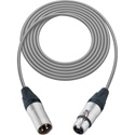 Sescom MSC15XXJGY Mic Cable Mogami Neglex Quad 3-Pin XLR Male to 3-Pin XLR Female Gray - 15 Foot