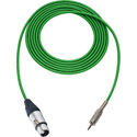 Photo of Sescom Audio Cable Mogami Neglex Quad 3-Pin XLR Female to 3.5mm TRS Balanced Male Green - 25 Foot