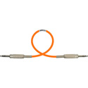 Photo of Sescom MSC3SZSZOE Audio Cable Mogami Neglex Quad 1/4 TRS Balanced Male to 1/4 TRS Balanced Male Orange - 3 Foot
