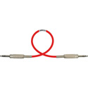 Photo of Sescom MSC3SZSZRD Audio Cable Mogami Neglex Quad 1/4 TRS Balanced Male to 1/4 TRS Balanced Male Red - 3 Foot