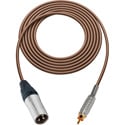 Photo of Sescom MSC3XRBN Audio Cable Mogami Neglex Quad 3-Pin XLR Male to RCA Male Brown - 3 Foot