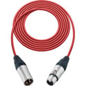 Photo of Sescom MSC3XXJRD Mic Cable Mogami Neglex Quad 3-Pin XLR Male to 3-Pin XLR Female Red - 3 Foot