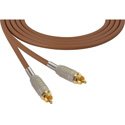 Photo of Sescom Audio Cable Mogami Neglex Quad RCA Male to RCA Male Brown - 50 Foot