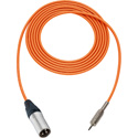 Photo of Sescom MSC50XMOE Audio Cable Mogami Neglex Quad 3-Pin XLR Male to 3.5mm TS Mono Male Orange - 50 Foot