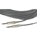 Photo of Sescom Audio Cable Mogami Neglex Quad 1/4 TS Mono Male to 1/4 TS Mono Male Gray - 6 Foot