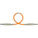 Photo of Sescom Audio Cable Mogami Neglex Quad 1/4 TRS Balanced Male to 1/4 TRS Balanced Male Orange - 6 Foot