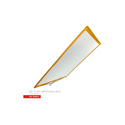 Matthews 159012 40 Inch x 40 Inch Artificial Silk White Scrim - Single Net