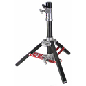 Matthews 249564 Mini Slider Light Stand - Steel Tubes/Steel Legs/Military Black Chrome - Machined/Welded Junior Receiver