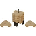 Matthews 259570 2-Inch Elephant Block Set with Holder - 10-Piece Set
