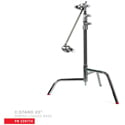 Matthews 339774 20-Inch Spring Loaded C-Stand with Grip Head and Arm - 22 Pound Capacity - Chrome