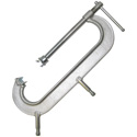 Photo of Matthews 429603 Equipment 12 Inch C-Clamp to Baby Spud with 2-5/8 Inch Pins