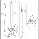 Photo of Matthews B429722 2-4ft Telescoping Hanger with Pipe Clamp