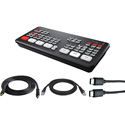 Photo of Blackmagic Design SWATEMMINIBPR ATEM Mini Pro Live Production HDMI Switcher Kit with HDMI/USB/CAT5 Cables for Mac