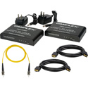 Photo of Markertek Exclusive HDMI to Fiber Converter/Extender Kit with 164 Foot SM ST Fiber Patch Cable & (2) 10 Foot HDMI Cables