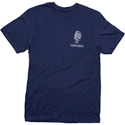 Photo of Markertek 55SH Shure Mic T-Shirt - Navy Blue - Large