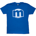 Markertek Distressed Mobile Logo T-Shirt - Royal Blue - Small