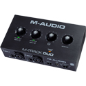 M-AUDIO M-TRACK DUO 48-KHz Portable 2-Channel USB Audio Interface with 2 Combo Inputs/Crystal Preamps and Phantom Power