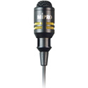 Photo of MIPRO MU-53LX  10MM Cardioid Cond. Lav. Mic w/Clothing Clip/Mini TA4F XLR Black