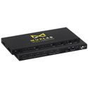 MuxLab 100510 High Performance 4x2 4K60 HDMI Matrix Switch - HDMI 2.0/HDCP 2.2/HDCP 1.4 and DVI 1.0 Compliant