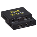 MuxLab 100528 4K60 HDMI to HDMI Distributor with Audio De-embedder