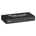 MuxLab 500421 2K/4K/UHD HDMI 1x4 Splitter