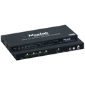 MuxLab 500437 4x1 HDMI Switcher with Audio Extraction 4K/60