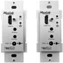 MuxLab 500451-WP-DEC HDMI Transmitter/Receiver Wall-Plate Extender Kit - HDBT - UHD-4K (Decora)