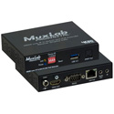 MuxLab 500762-RX-V2 1080p HDMI to H.264/H.265 over IP 4K Scaling Receiver with PoE