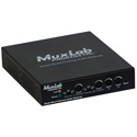 Photo of MuxLab 500765 Dante/Quad Channel Audio PoE Gateway