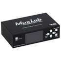 MuxLab 500830 4K60 HDMI 2.0/3G-SDI Test Signal Generator