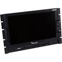 MuxLab 500842 7RU HDMI/3G-SDI 17.3 Inch 4K/30 Single IPS LCD Display - Supports DVI-I(VGA) and CVBS with Audio