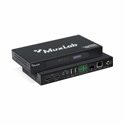 MuxLab 500862 KVM HDMI Over IP PoE Workstation Transceiver - 4K/30 - up to 330ft/100m over Ethernet