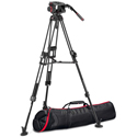 Manfrotto MVK509TWINFAUS 509HD Tripod System with Aluminum 645 Twin FAST Legs / 2-in-1 Spreader & Carry Bag