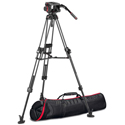 Manfrotto MVK509TWINFCUS 509 Video Head with 645 Fast Twin Carbon Tripod