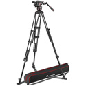 Photo of Manfrotto MVK608TWINGAUS Nitrotech 608 & Aluminum Twin Leg Tripod with Ground Spreader