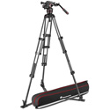 Photo of Manfrotto MVK608TWINGCUS Nitrotech 608 & Carbon Fiber Twin Leg Tripod with Ground Spreader
