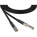 Photo of Laird MVP-BNC-BK12 Canare L-4CFB Mid-Size Patch Plug Male Mini-WECO Equivalent to BNC Video Patch Cable - 1 Foot Black