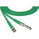 Photo of Laird MVP-BNC-GN12 Canare L-4CFB Mid-Size Patch Plug Male Mini-WECO Equivalent to BNC Video Patch Cable - 1 Foot Green