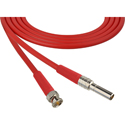 Photo of Laird MVP-BNC-RD12 Canare L-4CFB Mid-Size Patch Plug Male Mini-WECO Equivalent to BNC Video Patch Cable - 1 Foot Red