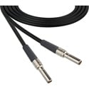 Laird MVP-MVP-BK12 Canare L-4CFB Mid-Size Mini-WECO Equivalent Video Patch Plug Male to Male Patch Cable - 1 Foot Black