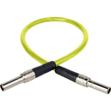 Photo of Canare MVPC001FYW 75 Ohm Mid Size Video Patch Cord 1ft - Yellow