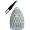 Shure MC391W-C Miniature Cardioid Condenser Boundary Microphone with cable and preamp - White