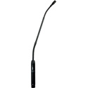 Shure MX412/C Microflex 12in Cardioid Condenser Gooseneck Microphone - Black w/ 3 Pin XLR Connection - Preamp Included