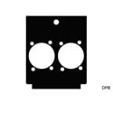 Mystery DPB TC Series Panel - 2 Each NEUTRIK D or 2 Each SwitchCraft D3F